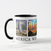 9/11 "Amerika zal nooit vergeten" Mok (Links)