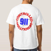 9/11 CONSPIRATIE T-SHIRT (Achterkant)