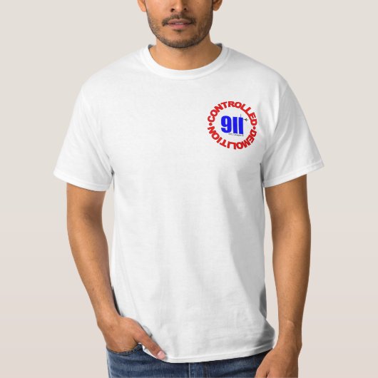 9/11 CONSPIRATIE T-SHIRT (Voorkant)