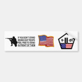 9/11 en support voor onze 2in1-Bumpersticker Bumpersticker (Voorkant)