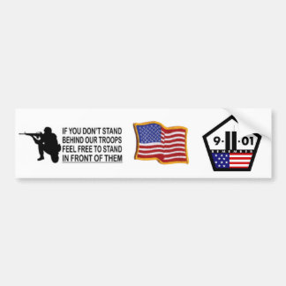9/11 en support voor onze 2in1-Bumpersticker Bumpersticker
