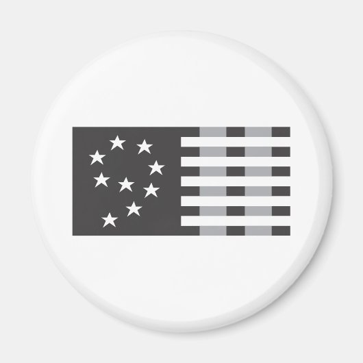 9-11 Herdenking Logo Zwart-wit Magneet (Voorkant)