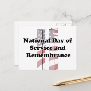 9-11 Herdenkingsdag - Patriotten Dag Briefkaart
