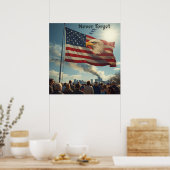 9/11-herdenkingskunstdruk Nooit Vergeten Poster (Keuken)