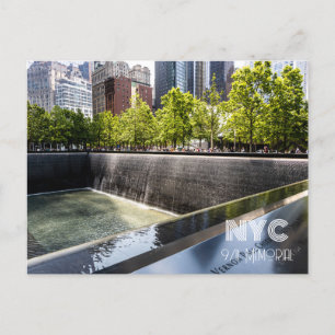 9/11-herdenkingsmonument briefkaart