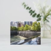 9/11-herdenkingsmonument briefkaart (Staand voorkant)
