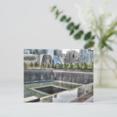 9/11-herdenkingsmonument briefkaart (Staand voorkant)