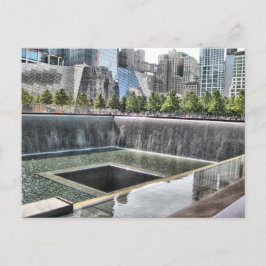 9/11-herdenkingsmonument briefkaart