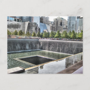 9/11-herdenkingsmonument briefkaart