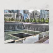 9/11-herdenkingsmonument briefkaart (Voorkant)