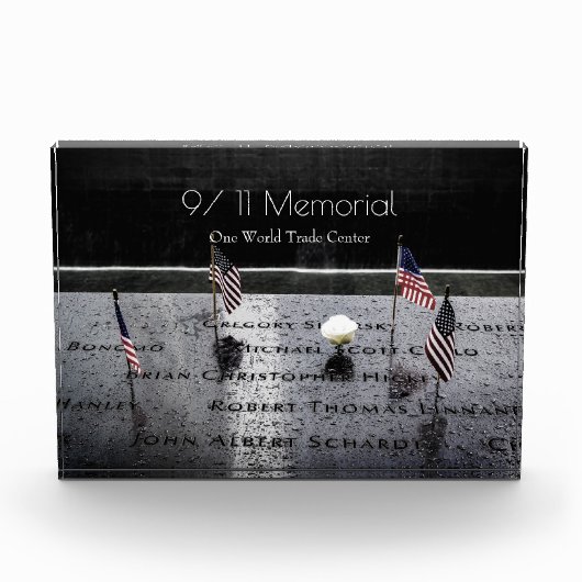 9/11-herdenkingsmonument fotoblokken (Voorkant)