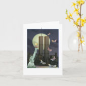 9/11 - Het World Trade Center om acht uur Kaart (Gele Bloem)