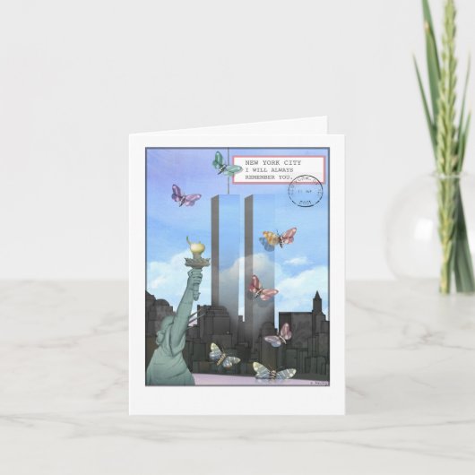 9/11 - Het World Trade Center overdag Kaart (Voorkant)