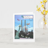 9/11 - Het World Trade Center overdag Kaart (Gele Bloem)