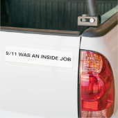 9/11 Inside Job Bumpersticker (On Truck)