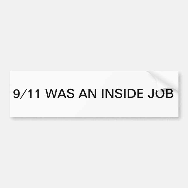 9/11 Inside Job Bumpersticker (Voorkant)