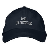9/11 JUSTITIE GEBORDUURDE PET (Voorkant)