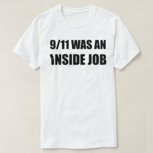 9/11 - kantelen - WAS een interne baan (zwart) T-shirt
