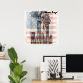 9/11 Memorial Art Print Never Forget (Thuiskantoor)