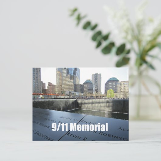 9/11 Memorial Briefkaart (Staand voorkant)