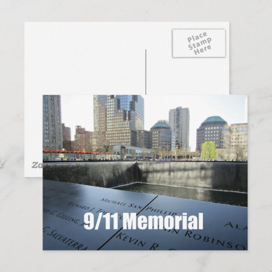 9/11 Memorial Briefkaart (Voorkant / Achterkant)