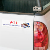 9/11 Memorial Ribbon, Ethnic Angel Bumpersticker (Op Truck)