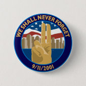 9/11 Memorial Symbol Button (Voorkant)