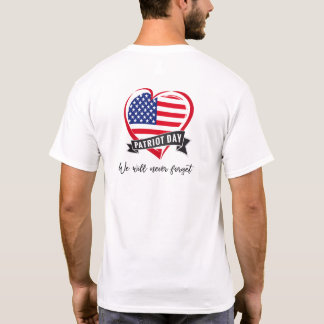 9/11 Memorial - We zullen nooit T-Shirt vergeten