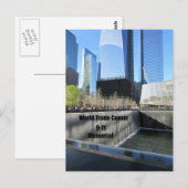 9/11 Memorial, World Trade Center, New York City Briefkaart (Voorkant / Achterkant)