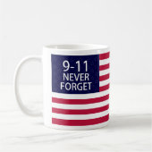 9-11 nooit vergeten koffiemok (Links)