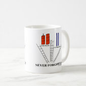 9/11 Nooit vergeten Mok (Voorkant rechts)