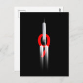 9 11 Nooit Vergeten Onthoud 9.11.2001  Herdenking Briefkaart (Voorkant / Achterkant)