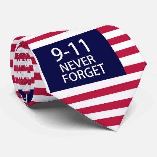 9-11 NOOIT VERGETEN STROPDAS (Opgerold)