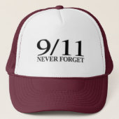 9/11 Nooit vergeten Trucker Pet (Voorkant)