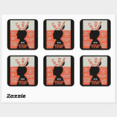 9-11 Officiële artikelen over waarheid Vierkante Sticker (Vel)