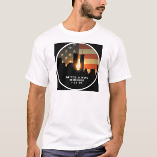 9-11 onthouding - We zullen nooit vergeten T-shirt
