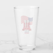 9.11 Patriot Day; Never Forget Glas (Achterkant)