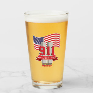 9.11 Patriot Day; Never Forget Glas