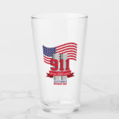 9.11 Patriot Day; Never Forget Glas (Voorkant)