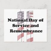 9-11 Remembrance  Day - Patriot Day Briefkaart (Voorkant)