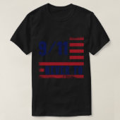 9 11 Vergeet het nooit T-shirt (Design voorkant)