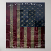 9/11 Vergeet nooit - Poster (Voorkant)