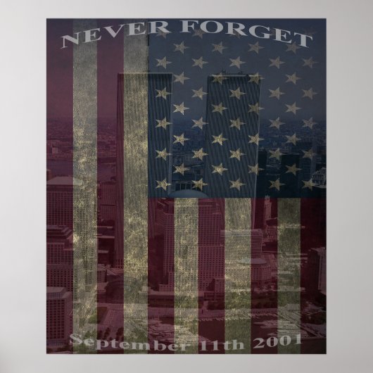 9/11 Vergeet nooit - Poster (Voorkant)