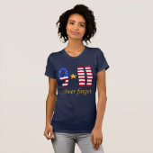 9-11 Vergeet nooit producten T-shirt (Voorkant volledig)