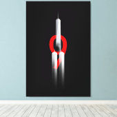 9 11 Vergeet nooit te herinneren 9.11.2001 Memoria Canvas Afdruk (Insitu (Houten vloer))