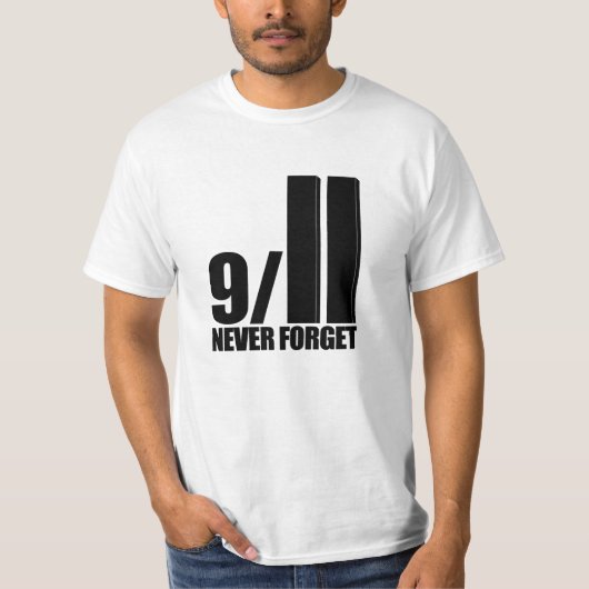 9-11 Vergeet T-Shirt nooit (Voorkant)