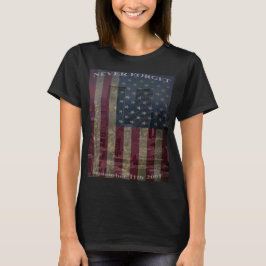 9/11 Vergeet T-Shirt nooit - Vrouwen