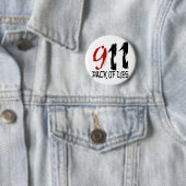 9/11 Verpakking van leien Ronde Button 5,7 Cm (In situ)