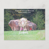 9/11 Vlucht 93 Nationaal Briefkaart (Voorkant)