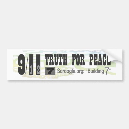 9/11 Waarheid voor vrede - Scroogle.org: "Gebouw 7 Bumpersticker (Voorkant)